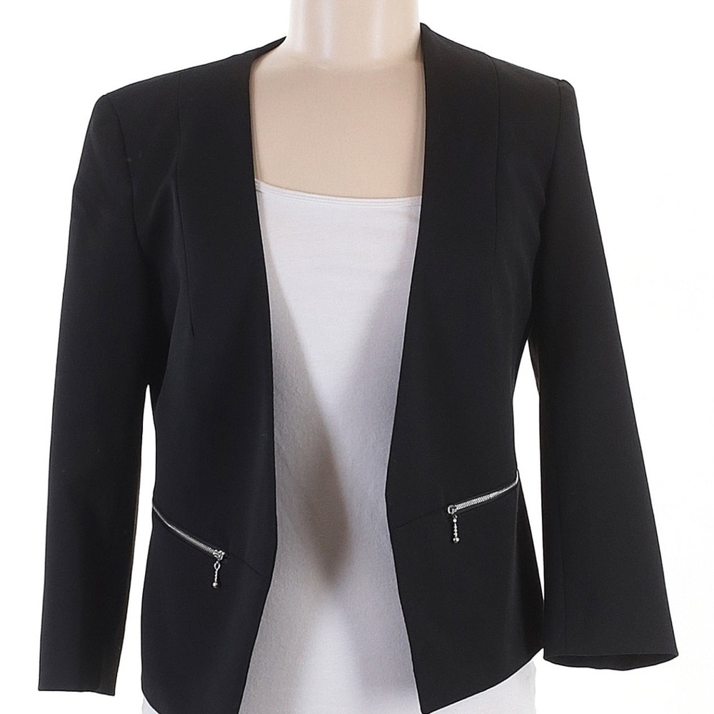 Express Black Blazer Tailored Minimalist Design